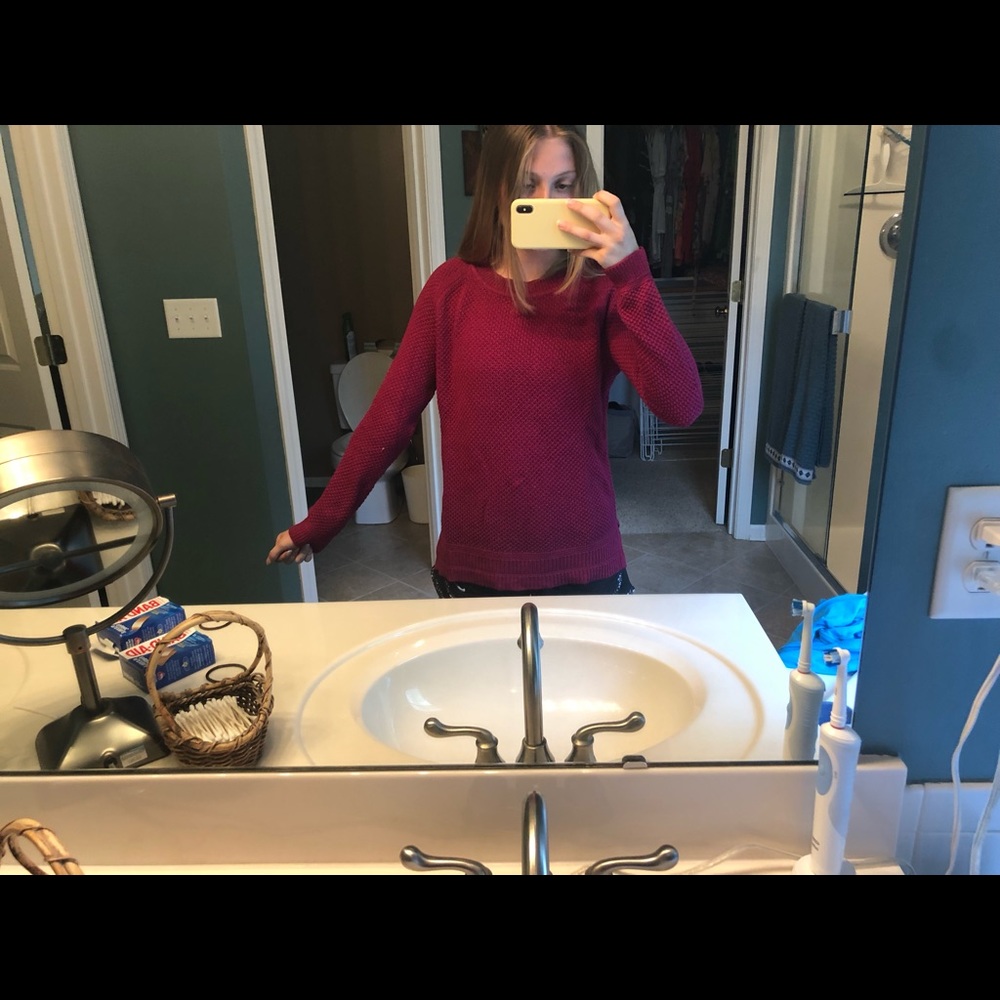 Pinkish/ Maroonish Sweater
